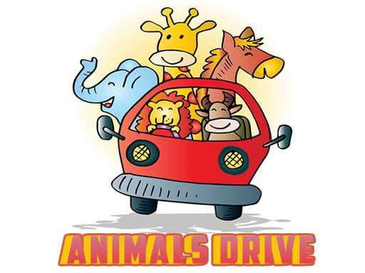 Animals Drive Jigsaw thumbnail
